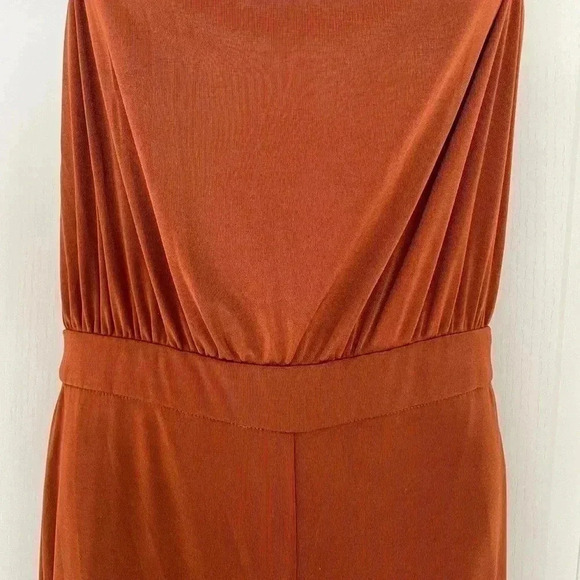 NWT Jason Wu burnt orange jumpsuit sz  M - Picture 3 of 11